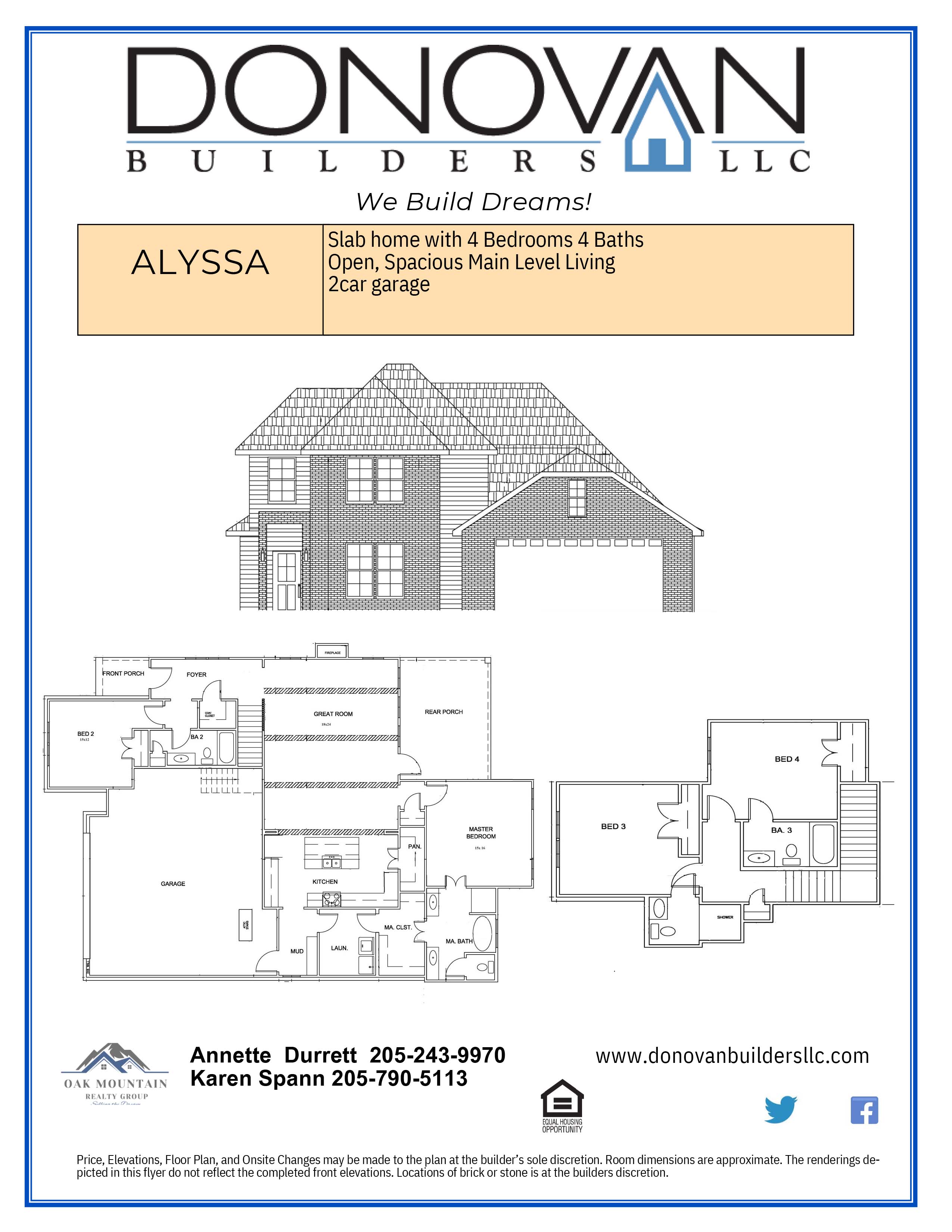 Alyssa floor plan