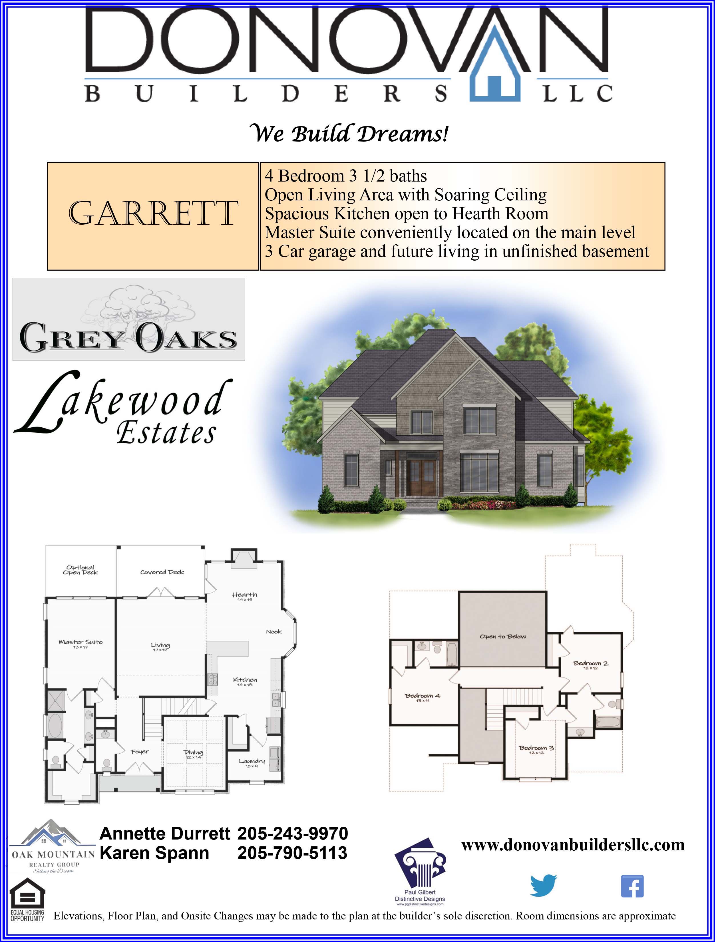 Garrett floor plan