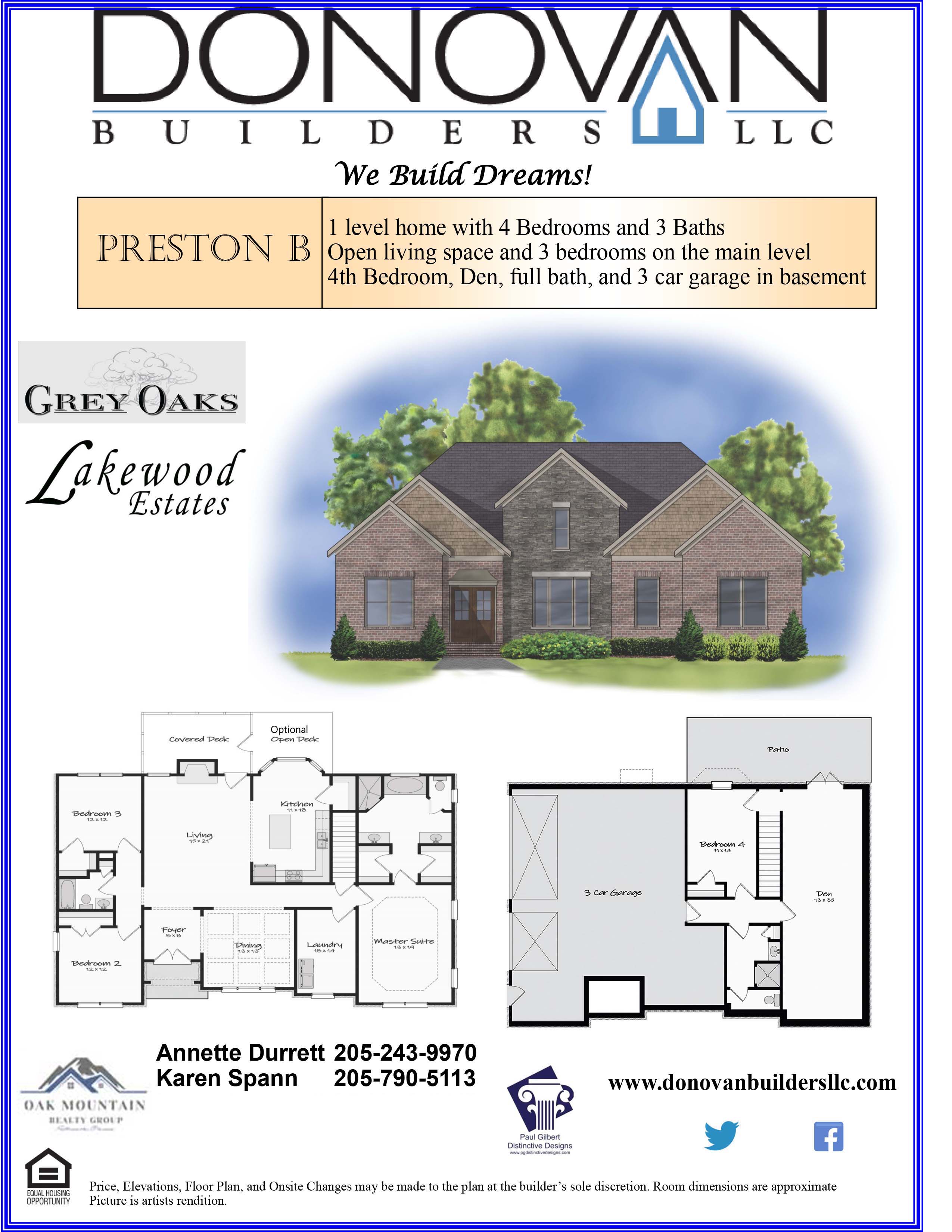 Preston B floor plan