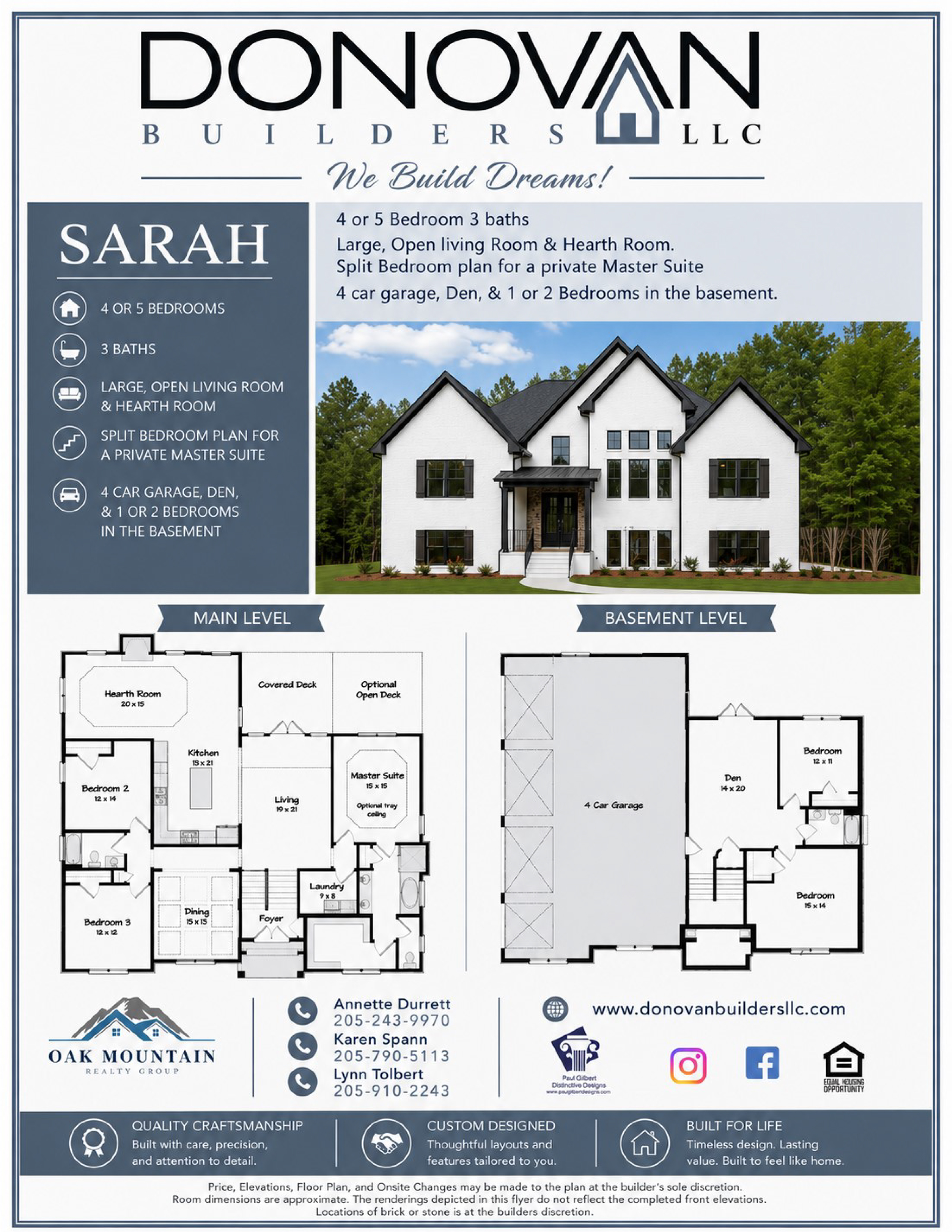 Sarah floor plan